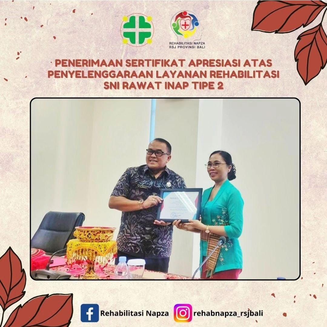 Penerimaan Sertifikat Apresiasi