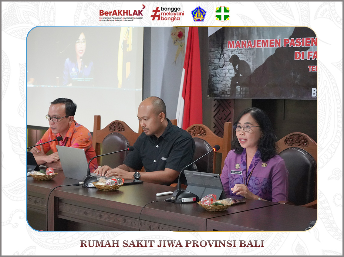 Workshop dengan tema Manajemen Pasien Dengan Risiko Bunuh Diri
