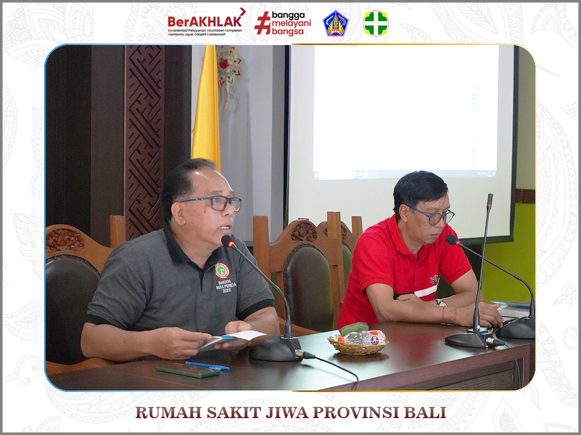 Rapat Penyusunan Perencanaan Kebutuhan SDMK Rumah Sakit Jiwa Provinsi Bali