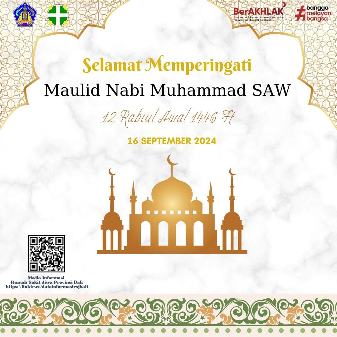 Selamat memperingati hari Maulid Nabi Muhammad SAW. 12 Rabiul Awal 1446H