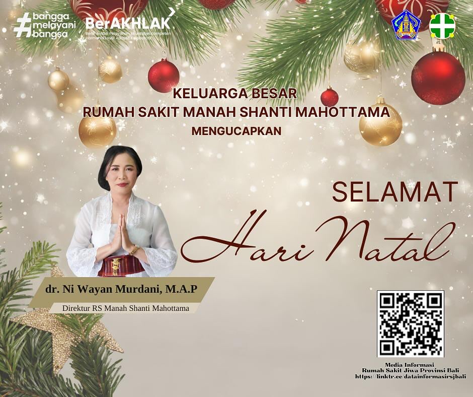 KELUARGA BESAR RUMAH SAKIT MANAH SHANTI MAHOTTAMA MENGUCAPKAN SELAMAT HARI NATAl SEMOGA CINTA KASIH MENYERTAI KITA SEMUA