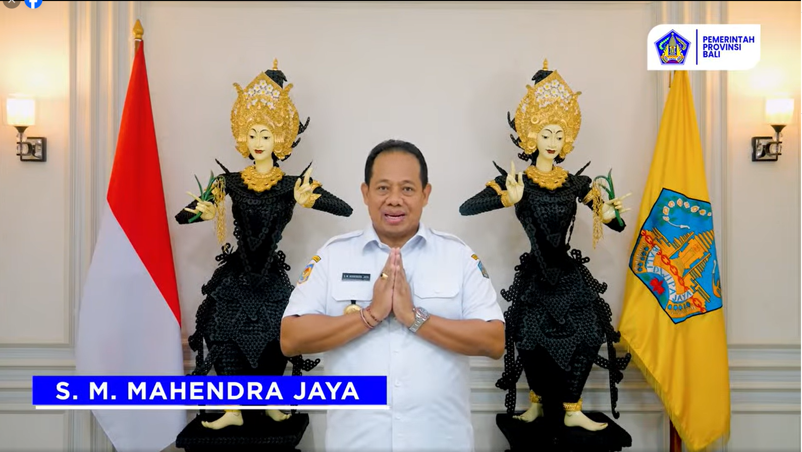 Terimakasih kami ucapkan kepada Bapak Pejabat Gubernur Bali Irjen (Purn) Sang Made Mahendra Jaya