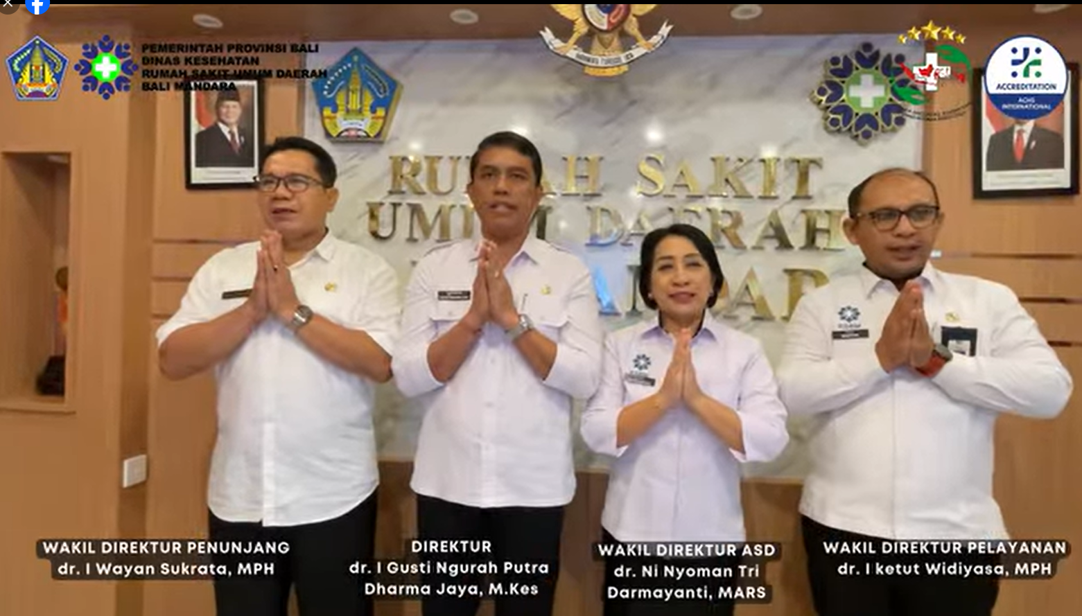 Terimakasih kami ucapkan kepada Rumah Sakit Mata Bali Mandara
