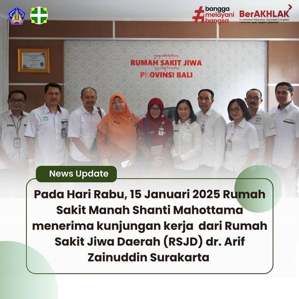 Kunjungan dari Rumah Sakit Jiwa Daerah (RSJD) dr. Arif Zainuddin Surakarta
