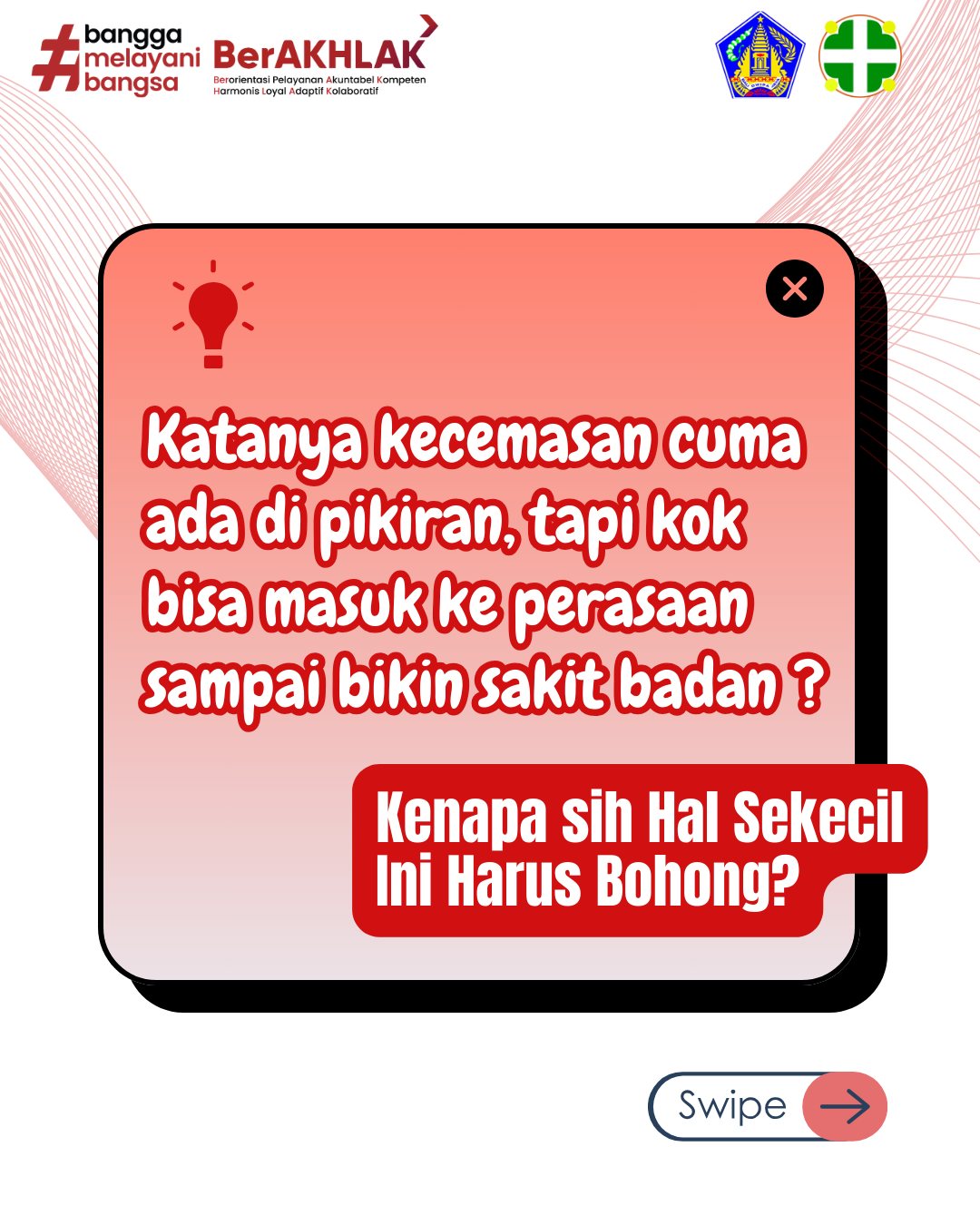 Katanya kecemasan itu cuma ada di pikiran saja