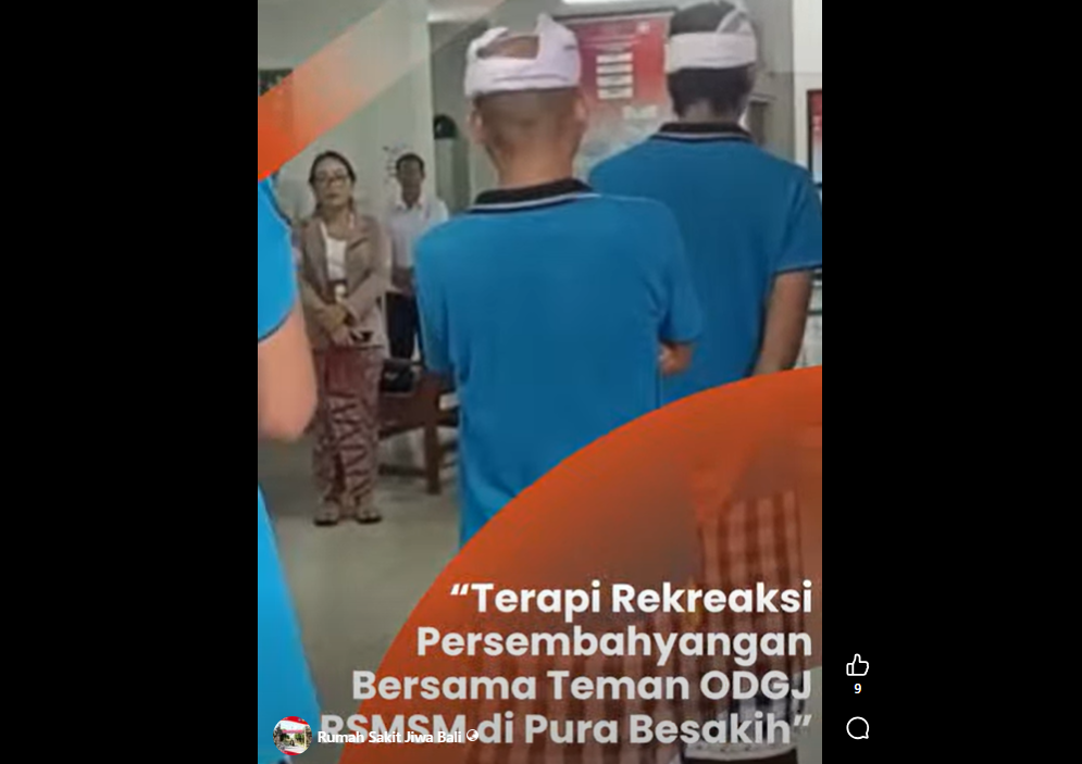 erapi rekreasi persembahyangan bersama di Pura Agung Besakih