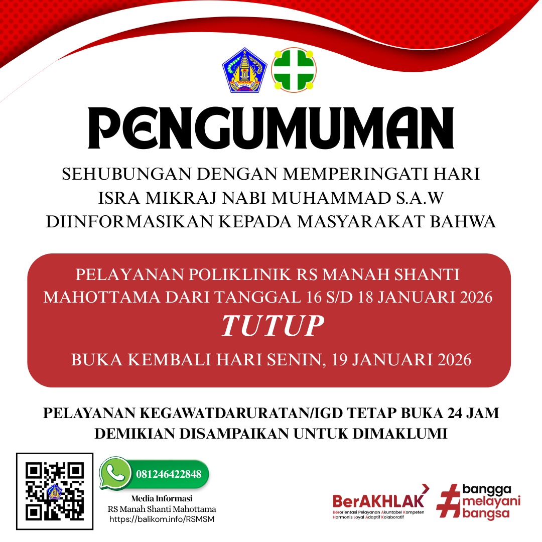 Pengumuman Sehubungan dengan memperingati Hari Isra Mikraj Nabi Muhammad S.A.W