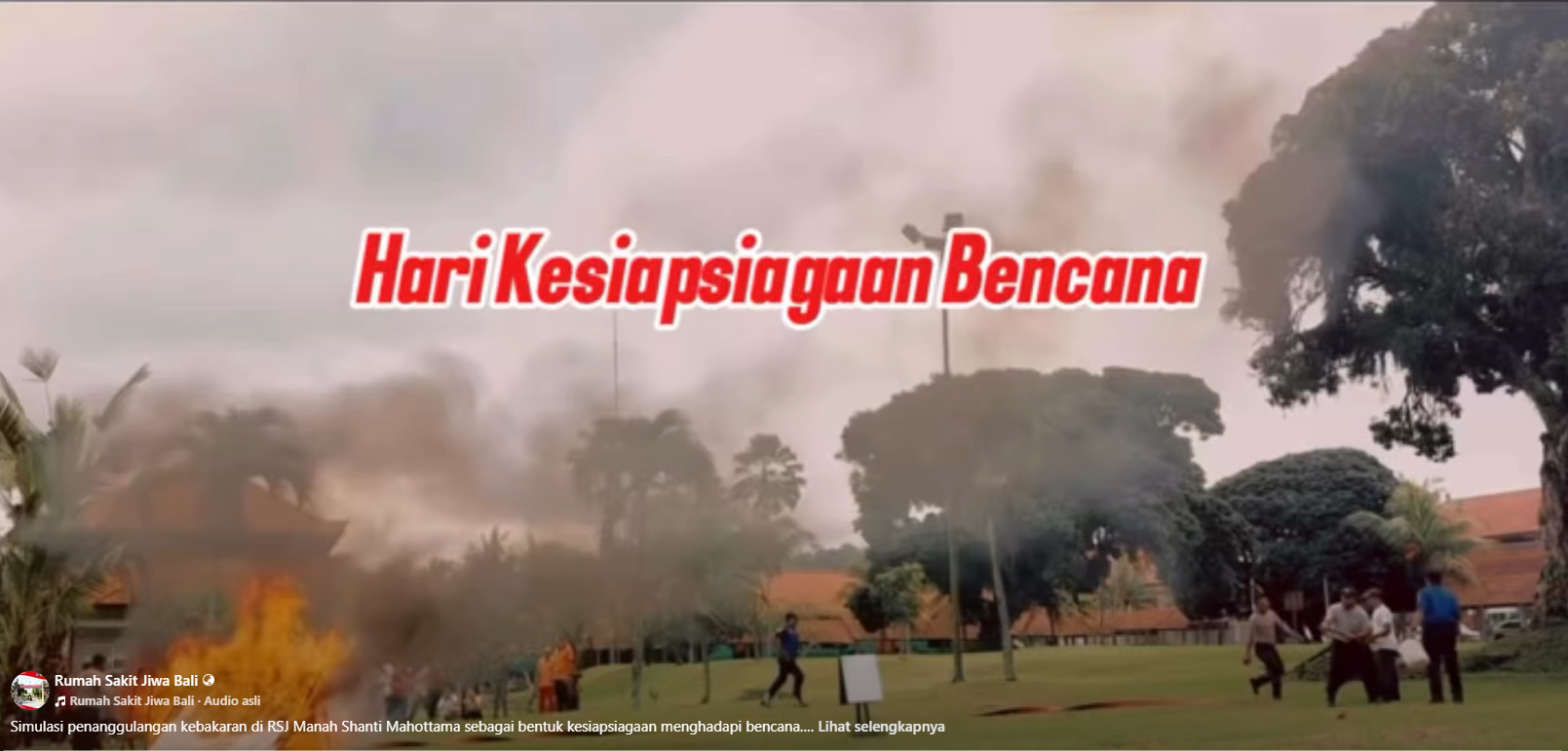 Simulasi penanggulangan kebakaran