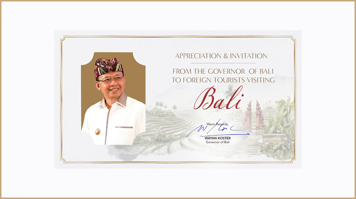 Salam Dari Gubernur Bali
