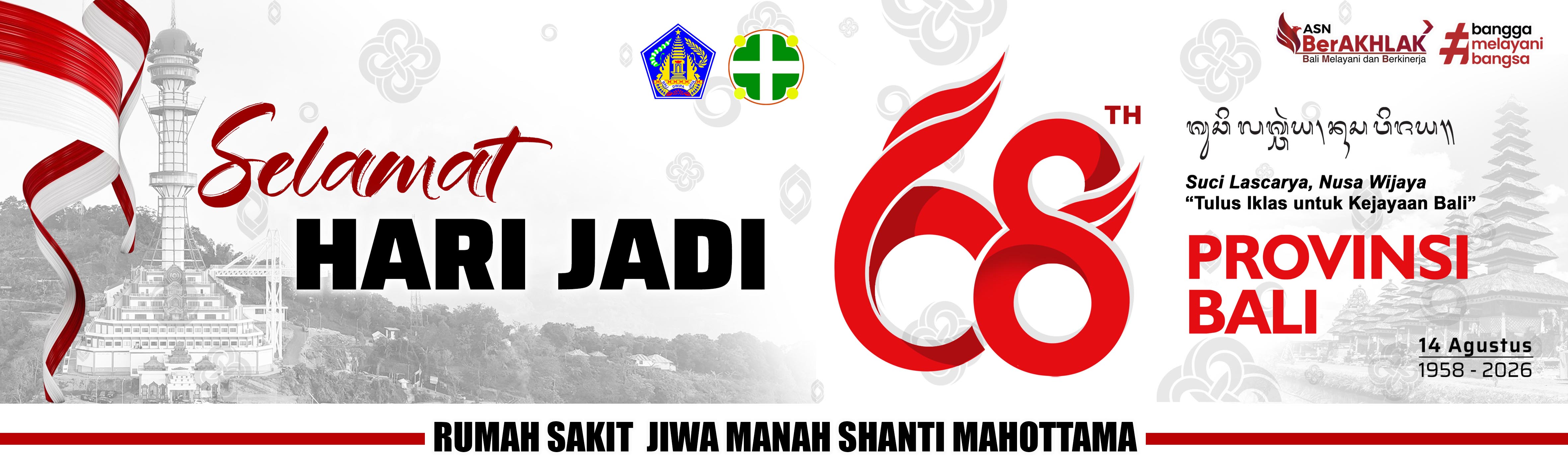SLIDE HARI JADI PROVINSI BALI KE 68