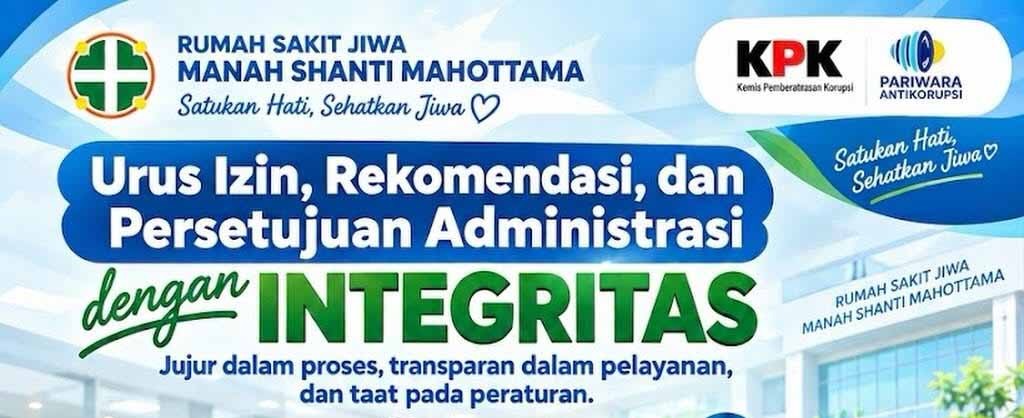 Komitmen penuh pelayanan transparan dan bebas korupsi!