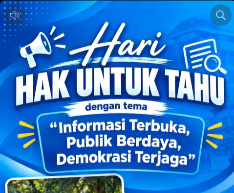 Selamat Hari Hak Untuk Tahu