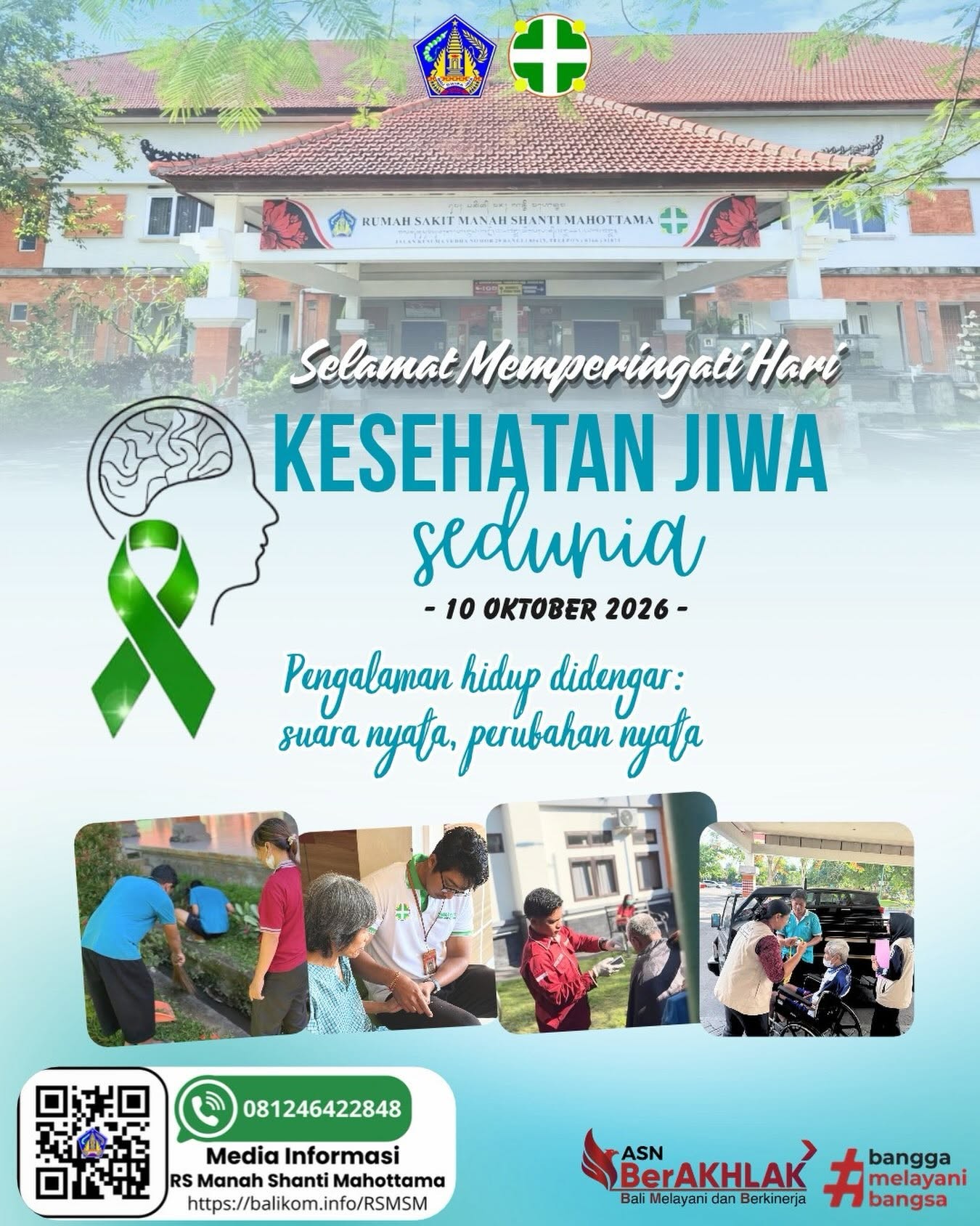 SELAMAT HARI KESEHATAN JIWA SEDUNIA