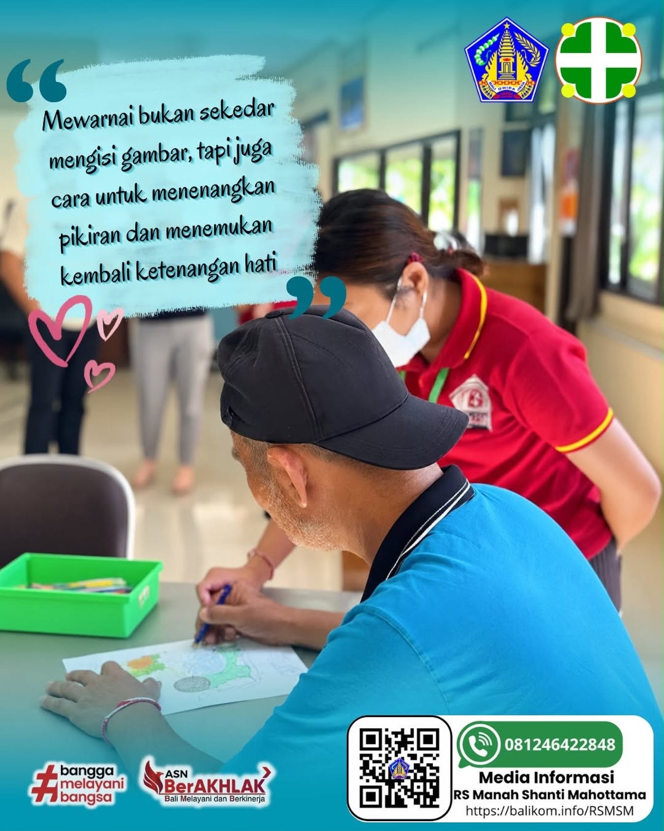 Mewarnai bukan sekadar mengisi gambar