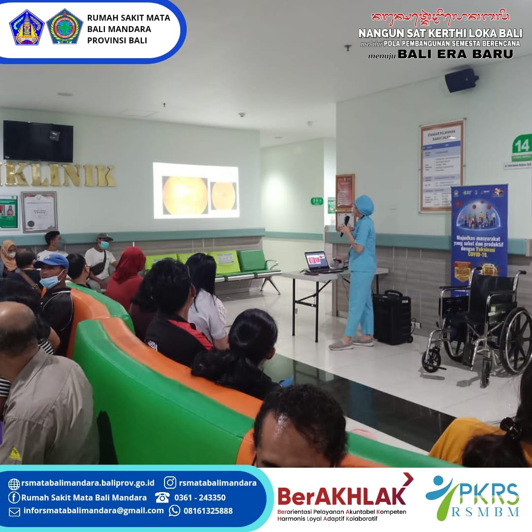 SMART FRIDAY : PENYULUHAN MENGENAI RETINOPATI DIABETIK