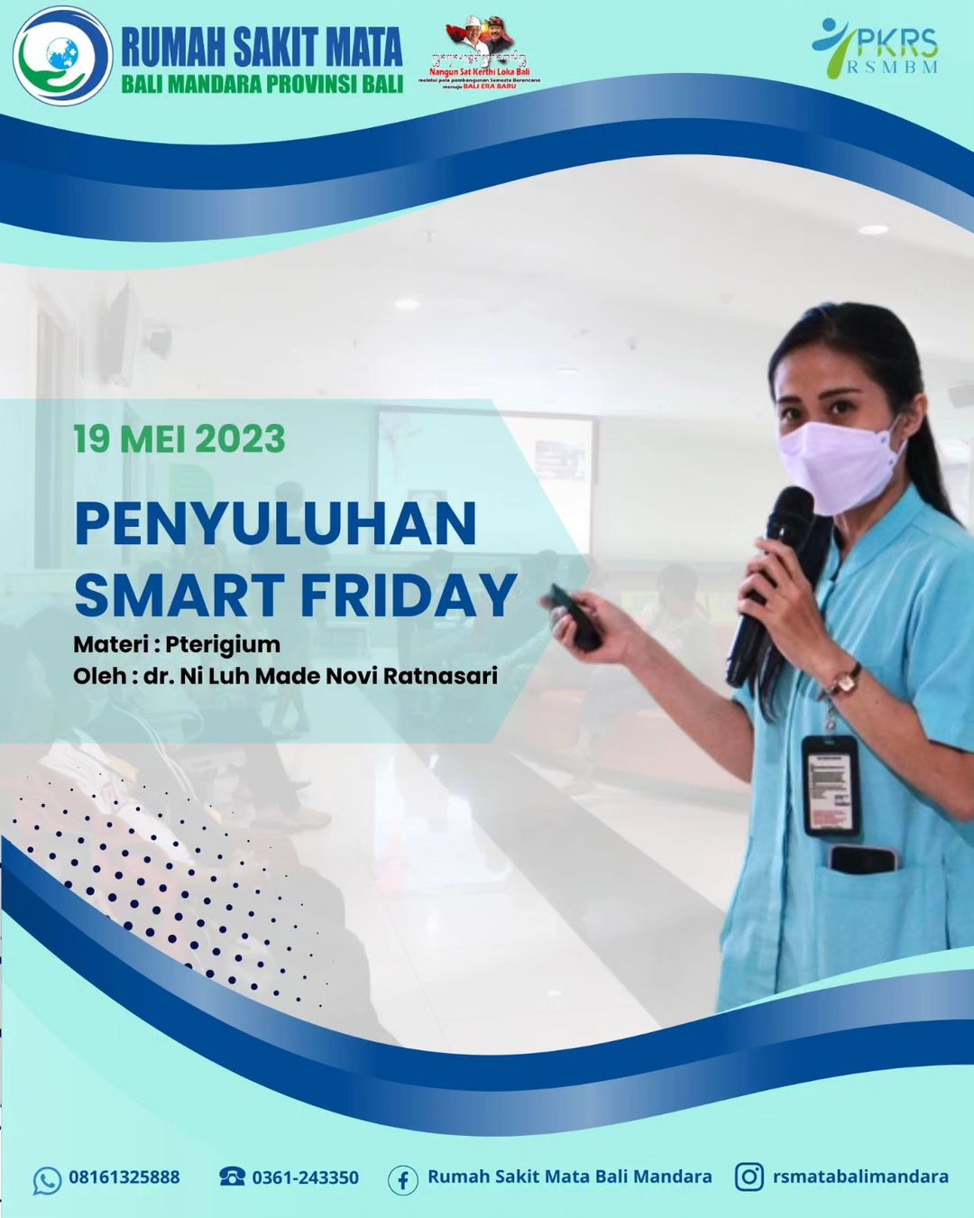 Kegiatan penyuluhan kesehatan tentang Pterigium