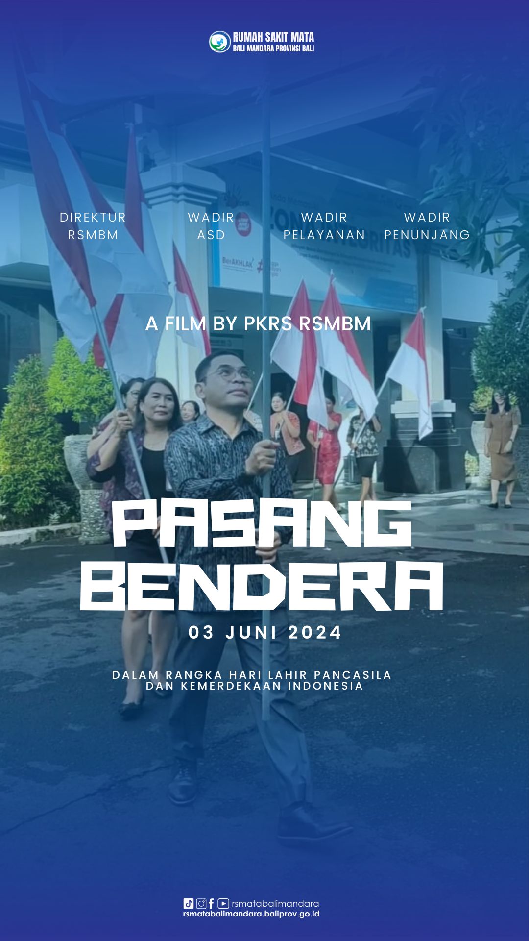 Gerakan Pembagian Bendera Merah Putih Tahun 2024 secara serentak di Provinsi Bali