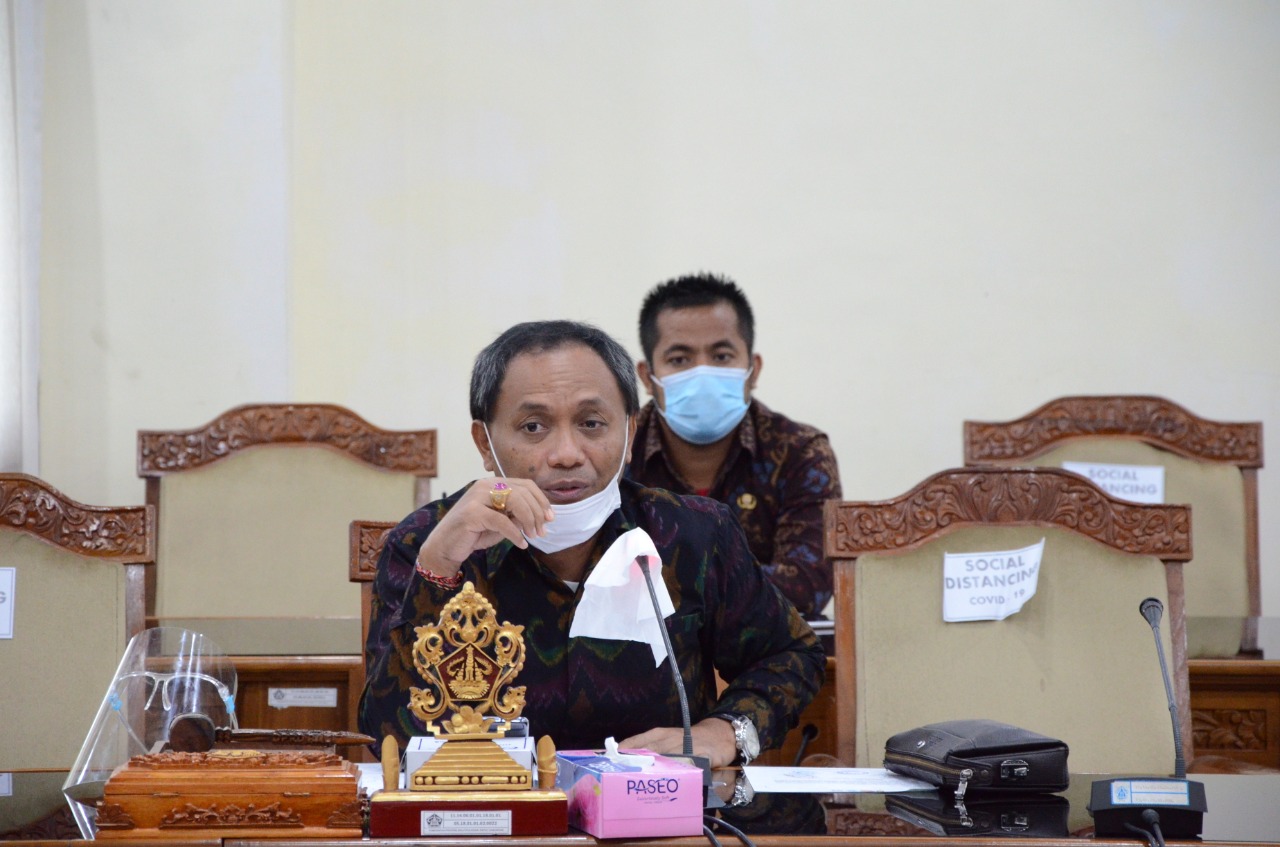 Wakil ketua DPRD Bali Menerima Aspirasi Mahasiswa Cipayung Plus Bali