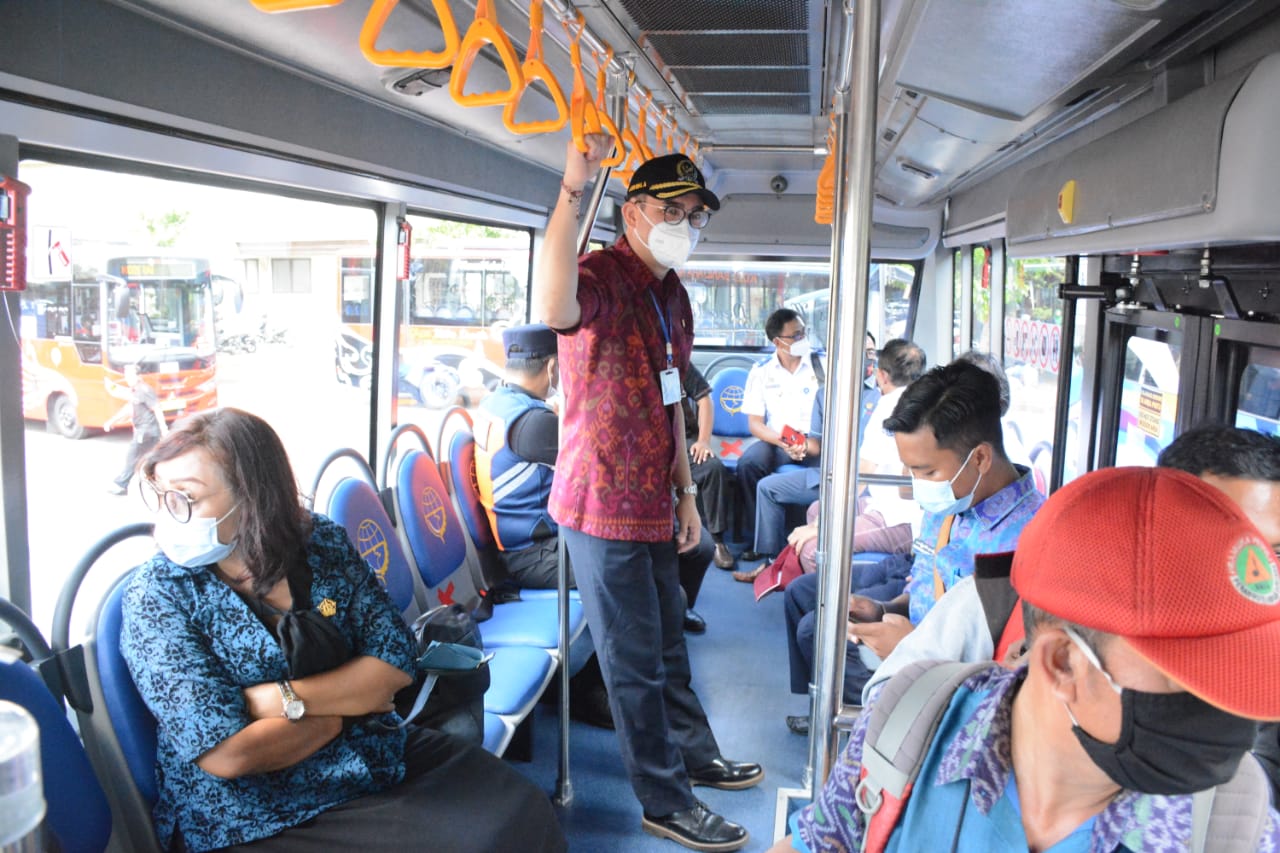 Komisi III DPRD Bali Laksanakan Peninjauan  Terhadap Trans Metro Dewata.