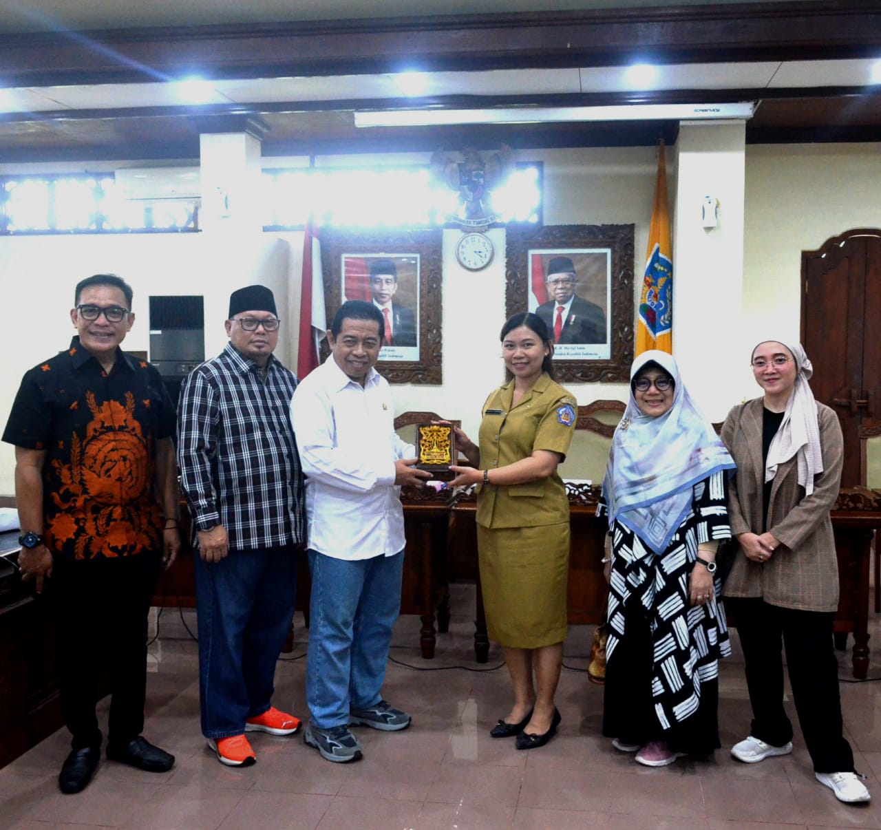 Setwan DPRD Bali Menerima Pimpinan dan Komisi B DPRD Kabu