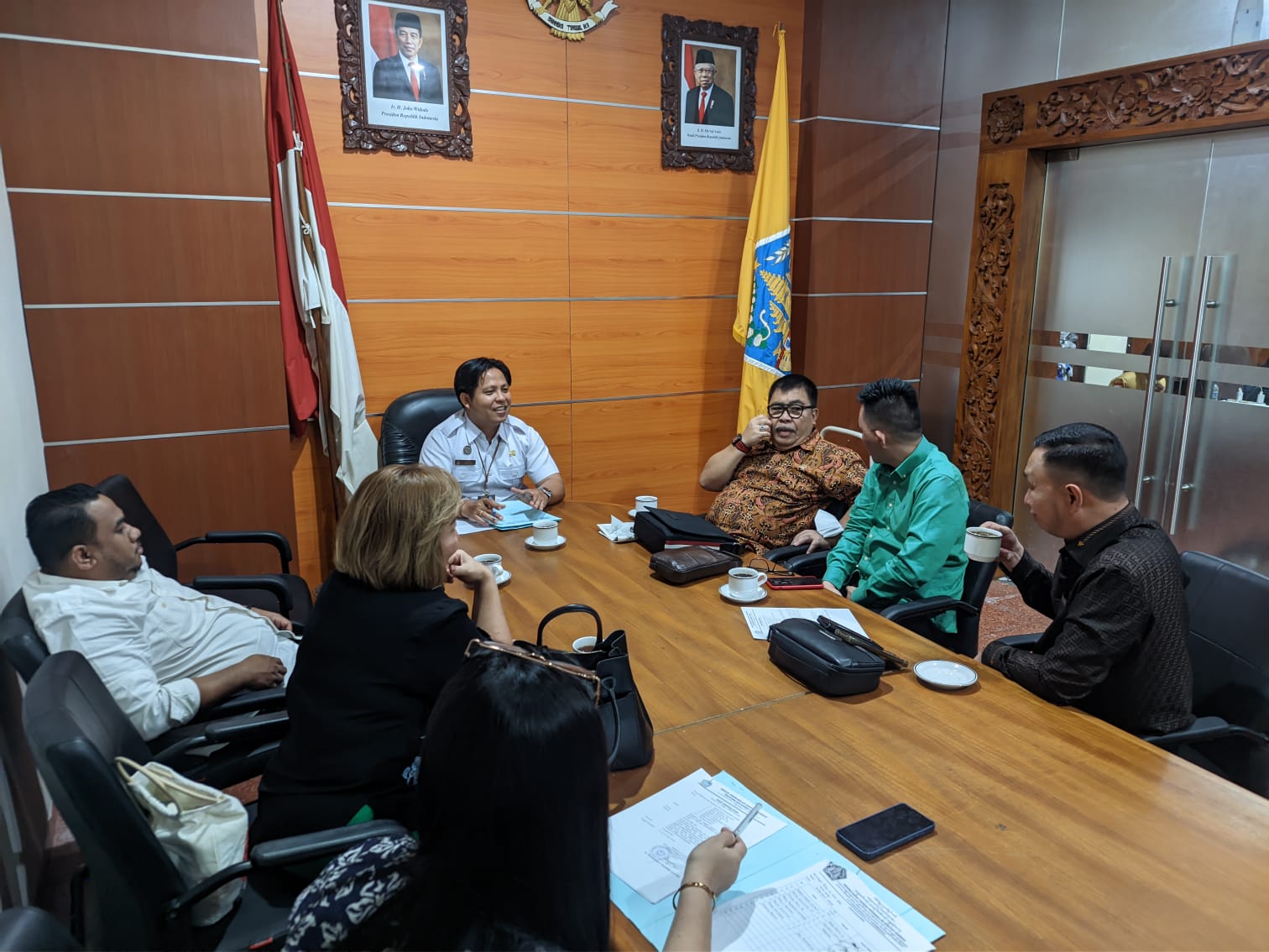 Setwan DPRD Bali Menerima Komisi I DPRD Provinsi Sulawesi Selatan