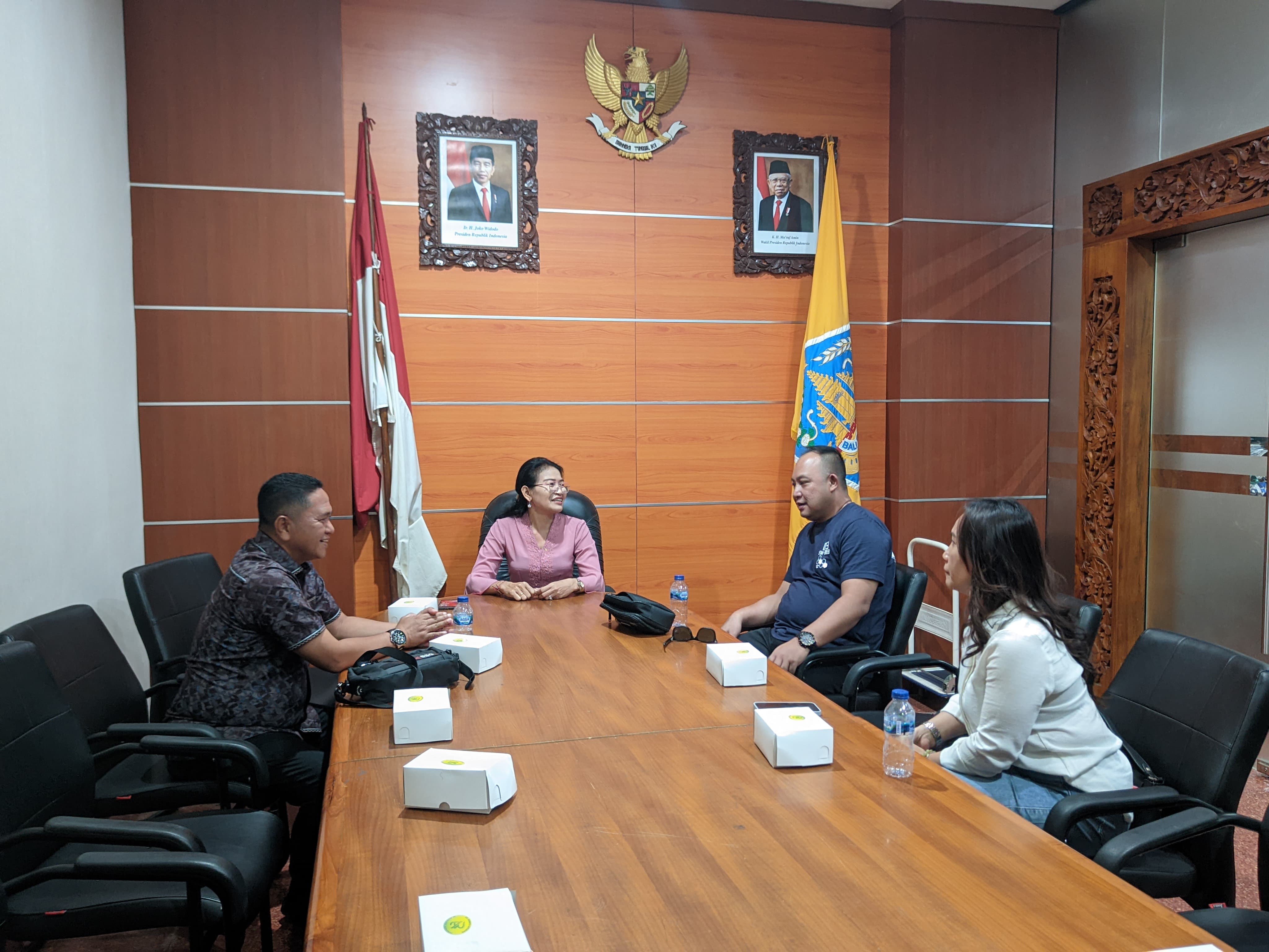 Setwan DPRD Menerima Kunjungan Kerja Bapemperda DPRD Sulawesi Utara