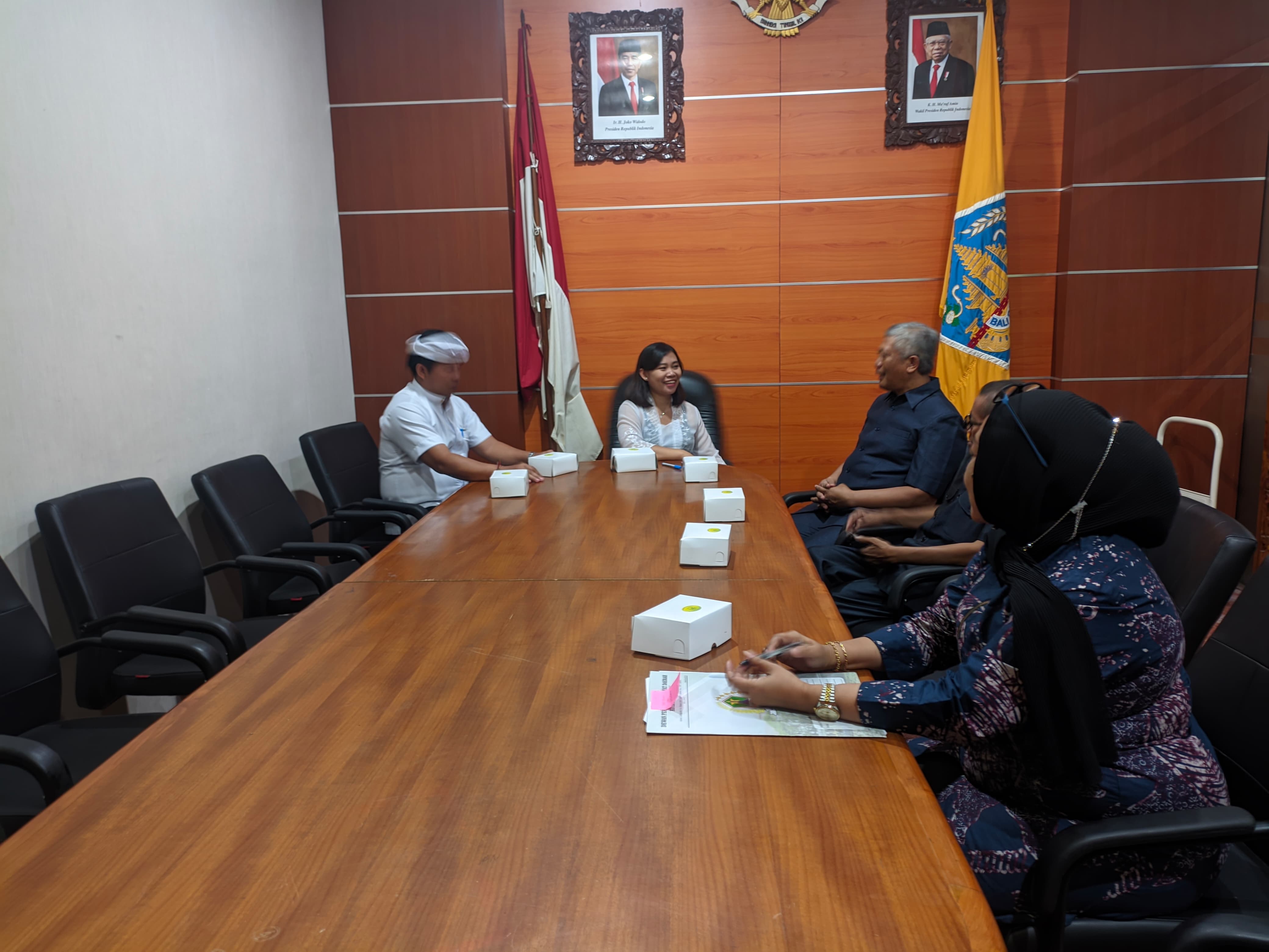 Setwan DPRD Bali Menerima Pimpinan DPRD Kota Malang