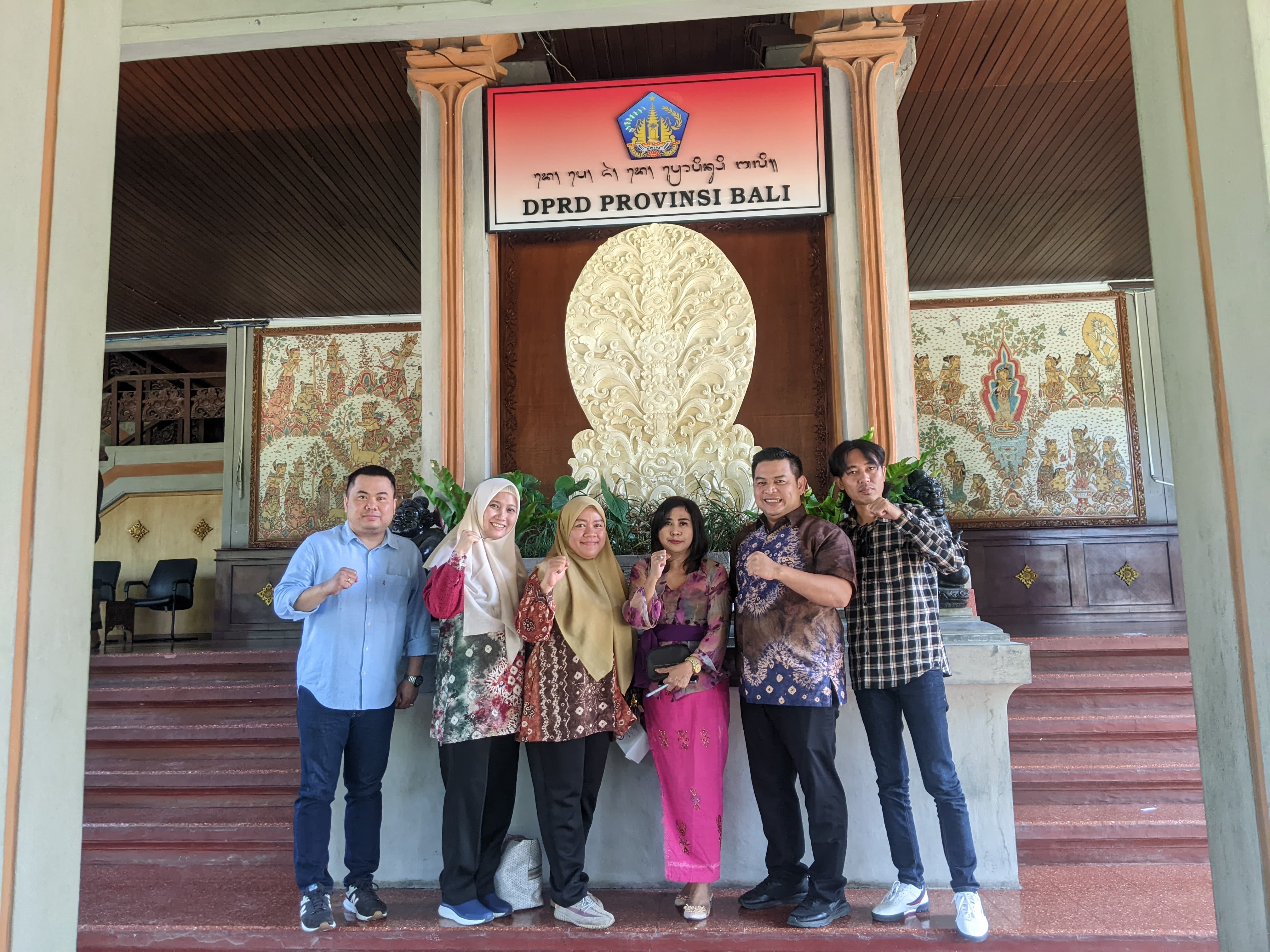 Setwan DPRD Sumatera Selatan Koordinasi Pemeliharaan Gedung ke Setwan DPRD Bali