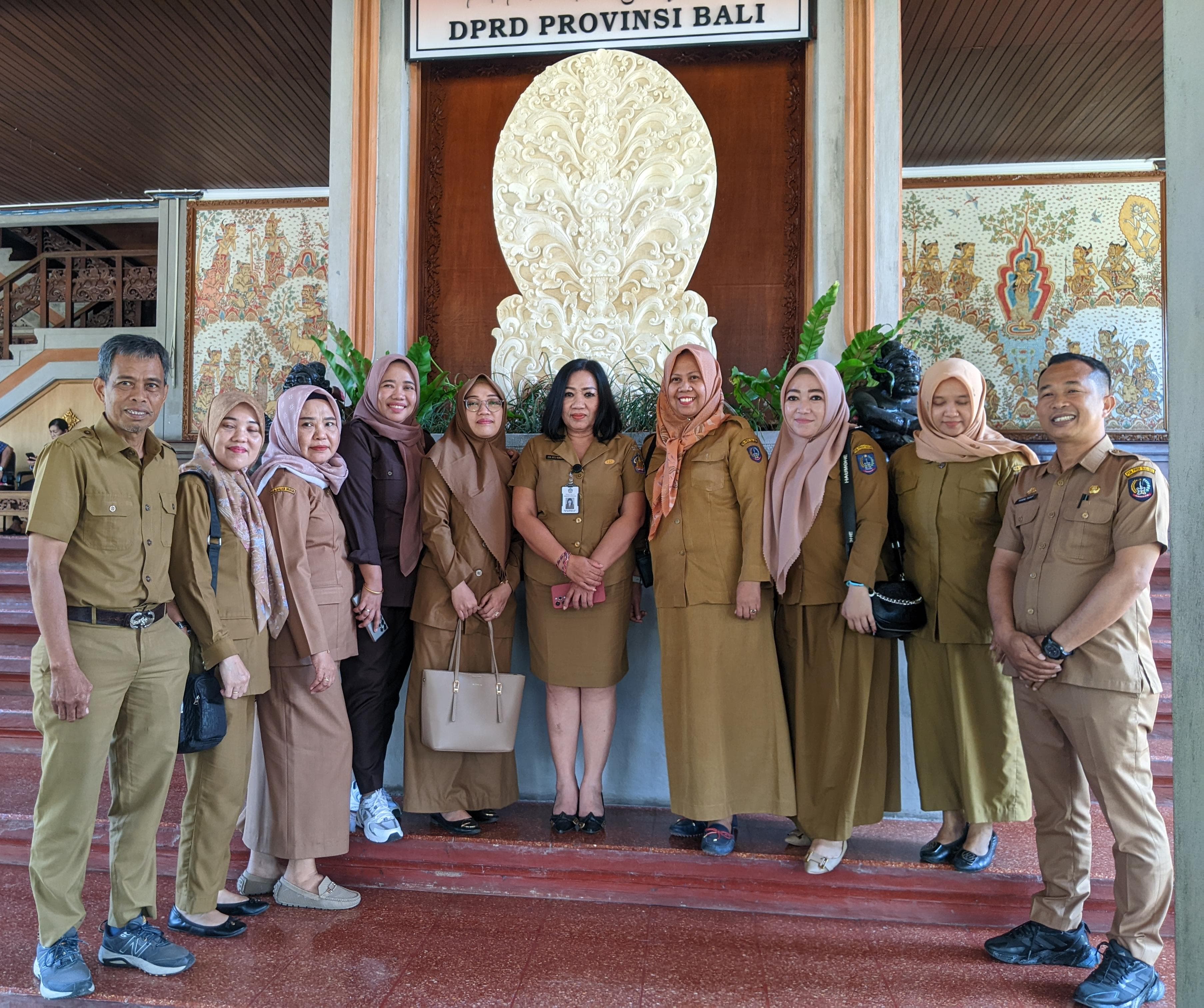 Setwan Bali Menerima Setwan Sulsel