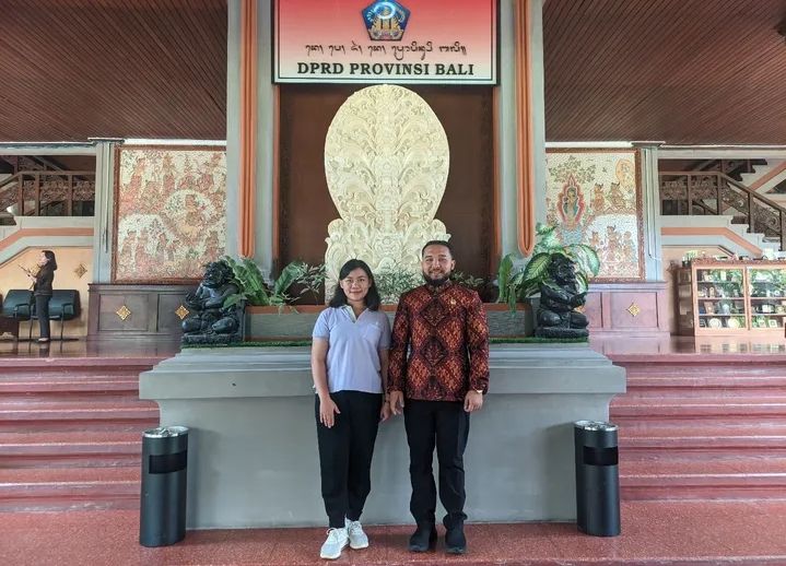 Skretariat DPRD Provinsi Bali menerima kunjungan kerja dari anggota DPRK Aceh