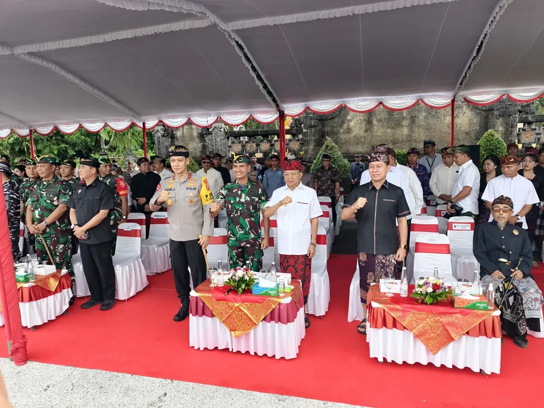 Upacara Gelar Agung Pacalang Bali Diselenggarakan di Lapangan Puputan Margarana Niti Mandala