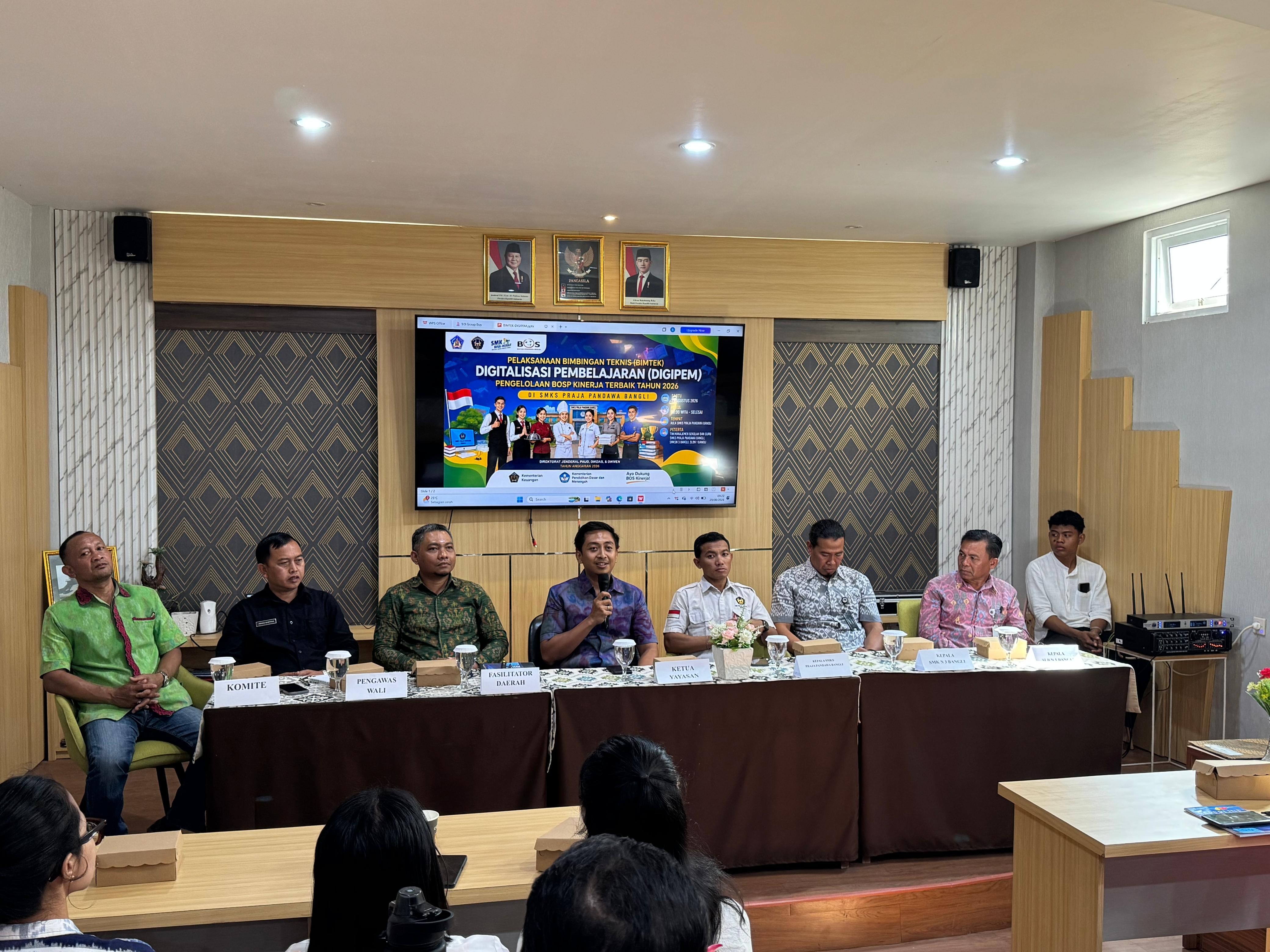 Akselerasi Digitalisasi Pendidikan, Bimtek DigiPem BOS Kinerja Terbaik 2026 Gelar Pelatihan di Bangli