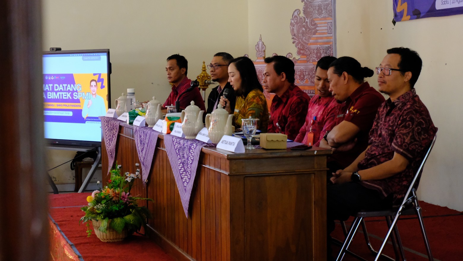 Perkuat Budaya Mutu dan Tata Kelola Pendidikan, Tiga Sekolah di Bangli Ikuti Bimtek SPMI