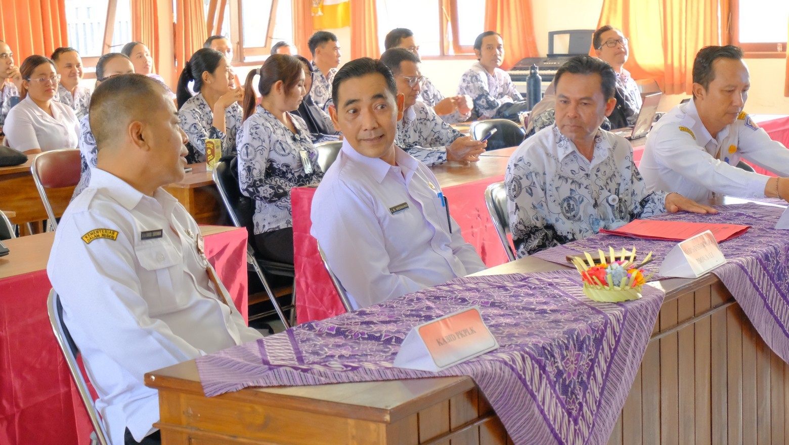 Kunjungan Bapak Kabid dan Kadis Disdikpora Provinsi