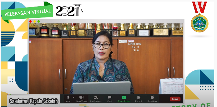 SLB Negeri 1 Karangasem Selenggarakan Pelepasan Secara Virtual Di Tengah Pandemi COVID-19