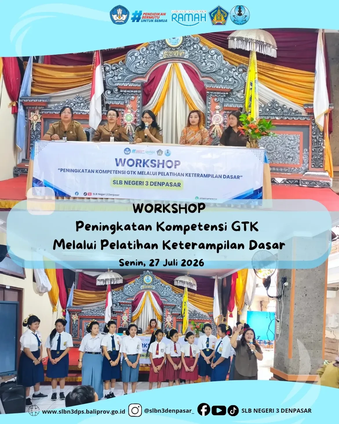 Hari Pertama – Pelatihan Keterampilan Dasar Mesanggul BaliPada hari pertama pelaksanaan Worksho-1