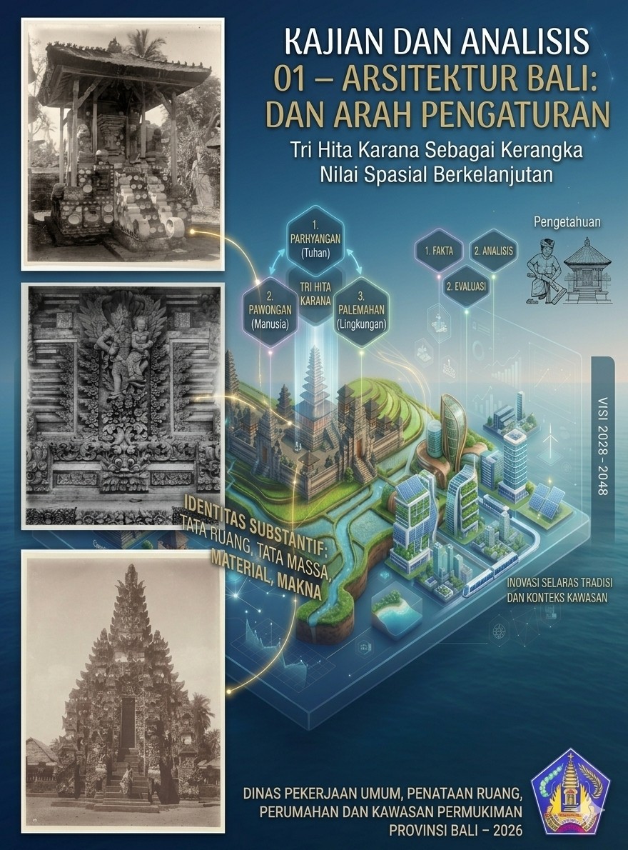 Kajian dan Analisis 01 — Arsitektur Bali: Nilai, Karakter, dan Arah Pengaturan Persyaratan Arsitektur Bangunan Gedung