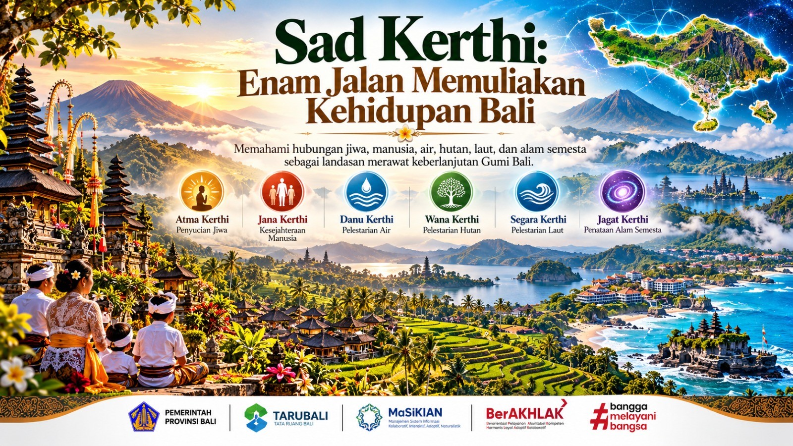 Sad Kerthi: Enam Jalan Memuliakan Kehidupan Bali