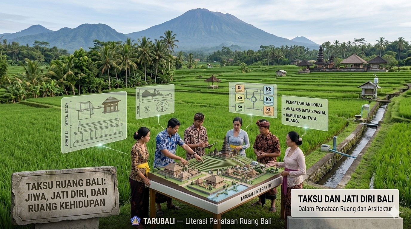 Taksu dan Jati Diri Bali dalam Penataan Ruang dan Arsitektur: Merawat Jiwa Ruang Bali di Tengah Perubahan
