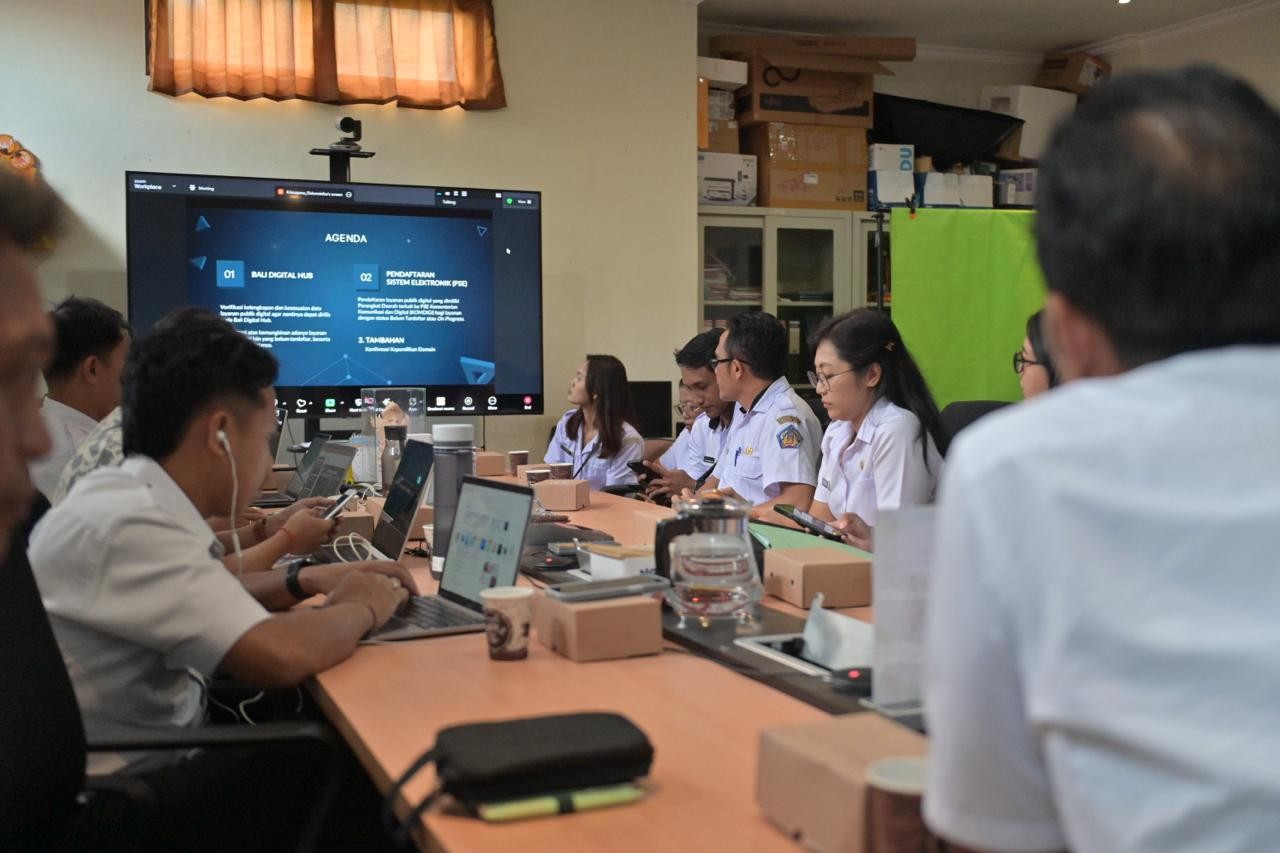 Pemprov Bali Finalisasi Layanan Elektronik Melalui Desk Bali Digital Hub