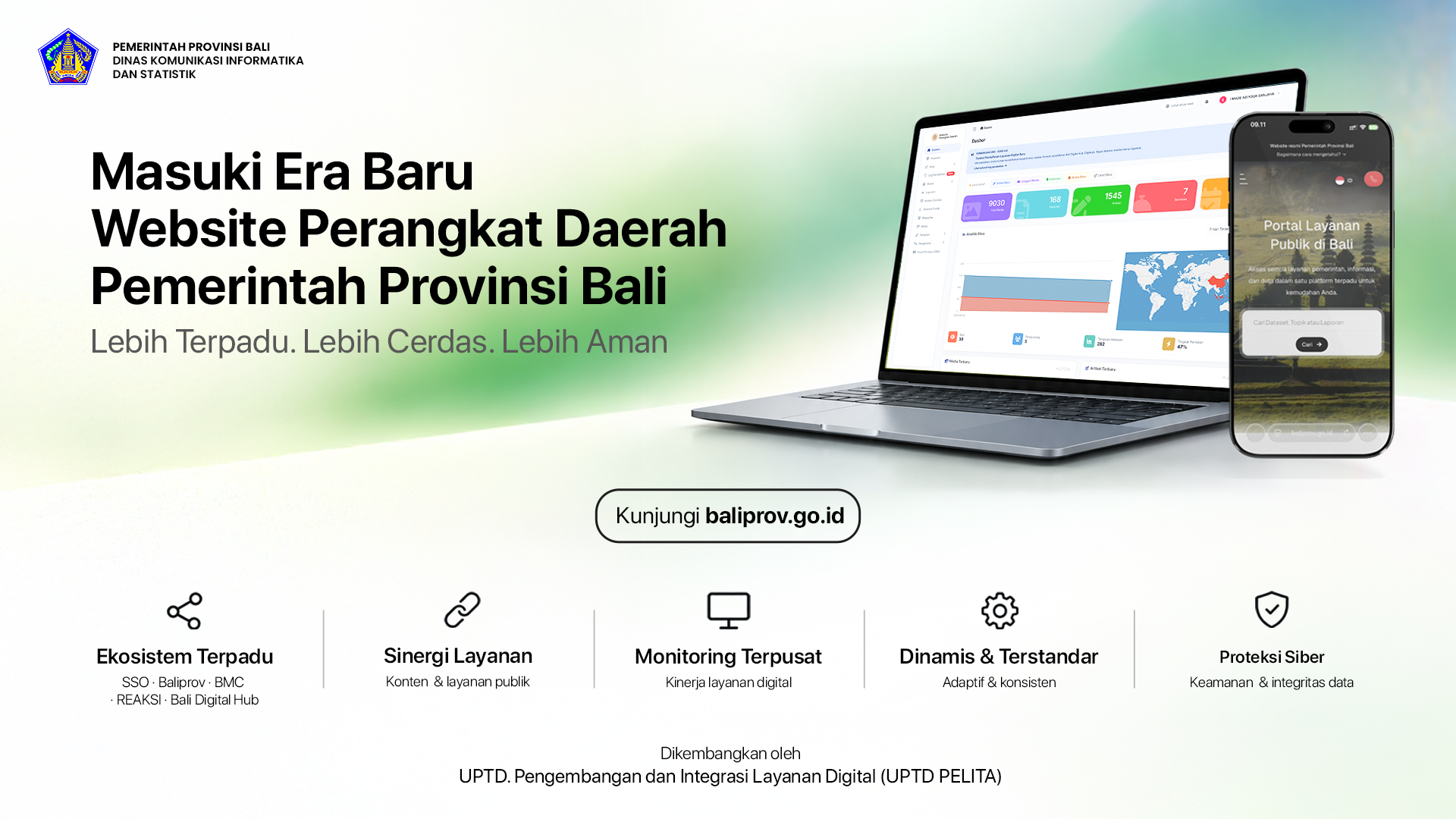 Website Pemprov Bali dan 51 Perangkat Daerah Diperbarui, Akses Informasi Makin Mudah